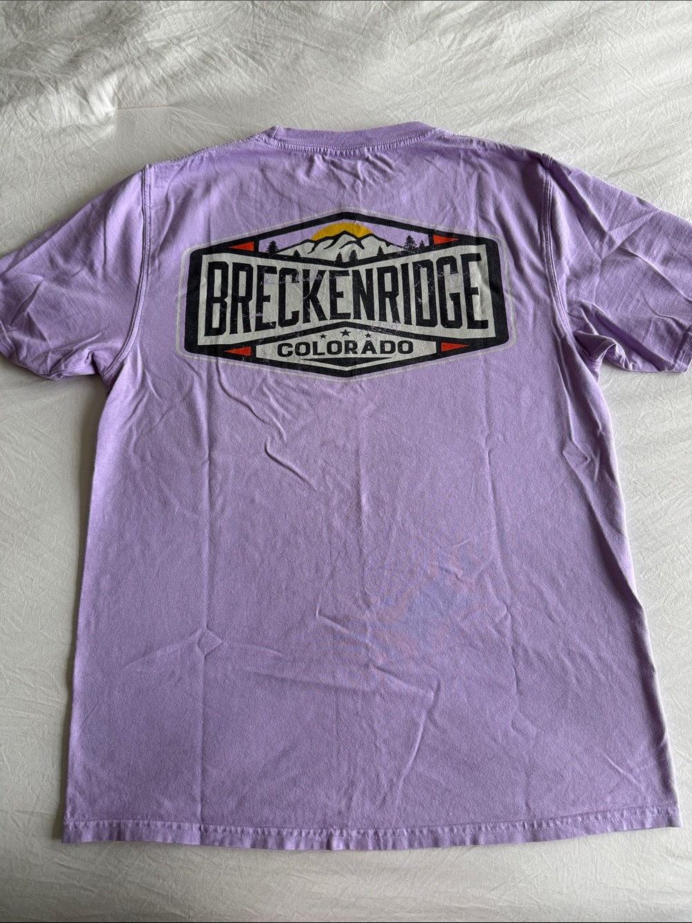 Breckenridge Lavender Short-Sleeve Graphic Tee